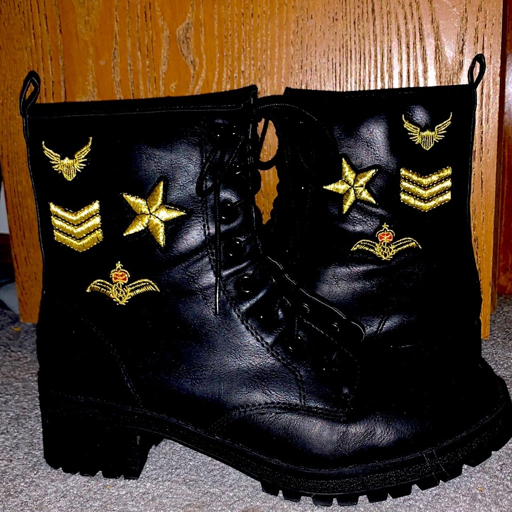 Madden Girl Combat Boots